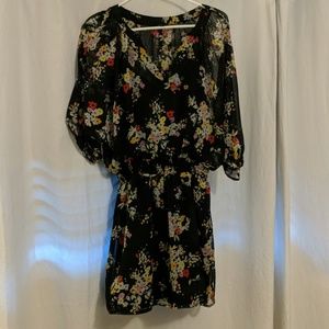 Express floral dress w/ Lining